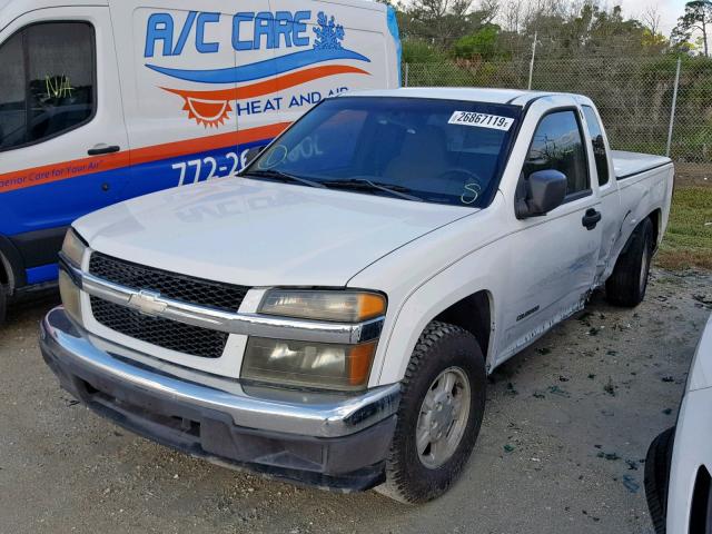 1GCCS196058222406 - 2005 CHEVROLET COLORADO WHITE photo 2