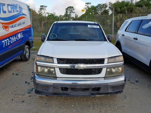 1GCCS196058222406 - 2005 CHEVROLET COLORADO WHITE photo 9