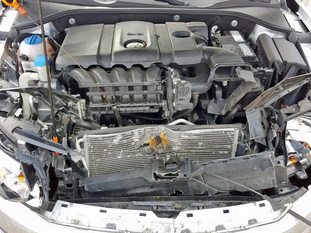 1VWBH7A38DC032215 - 2013 VOLKSWAGEN PASSAT SE SILVER photo 7