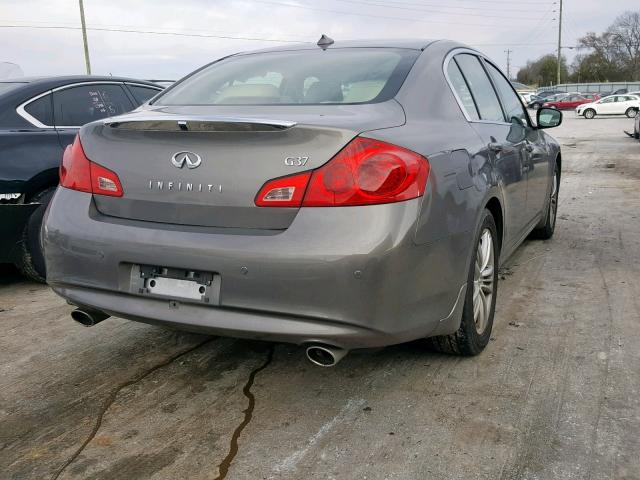 JN1CV6AP9CM626093 - 2012 INFINITI G37 BASE CHARCOAL photo 4