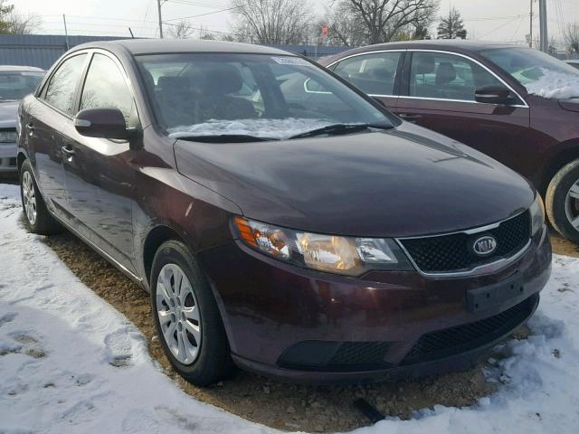 KNAFU4A24A5197052 - 2010 KIA FORTE EX PURPLE photo 1