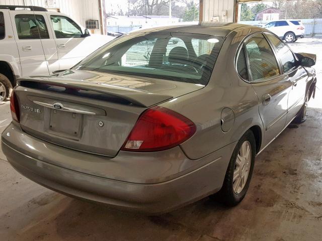 1FAHP56S83A249705 - 2003 FORD TAURUS SEL BEIGE photo 4