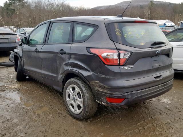 1FMCU0F73JUB00959 - 2018 FORD ESCAPE S GRAY photo 3