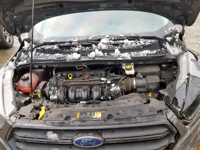 1FMCU0F73JUB00959 - 2018 FORD ESCAPE S GRAY photo 7