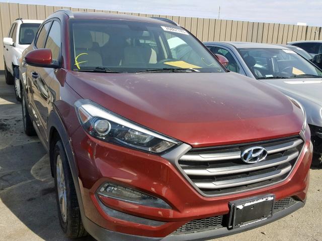 KM8J33A4XGU138190 - 2016 HYUNDAI TUCSON LIM BURGUNDY photo 1