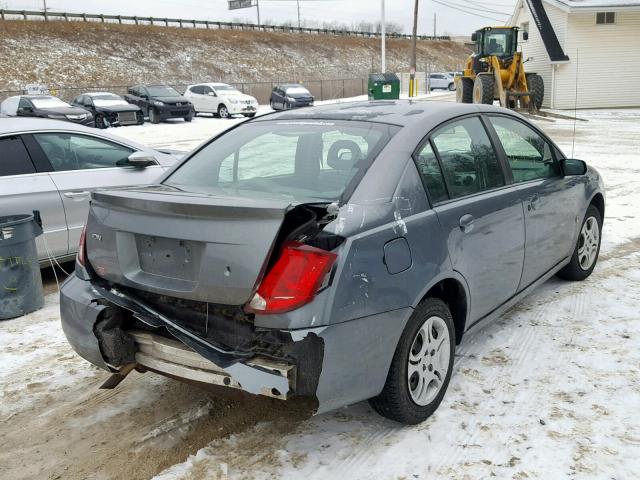 1G8AJ52F55Z138856 - 2005 SATURN ION LEVEL GRAY photo 4