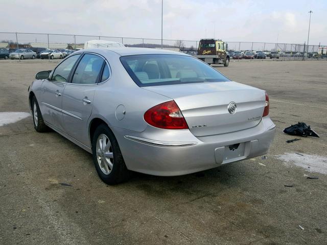 2G4WD532651326787 - 2005 BUICK LACROSSE C SILVER photo 3