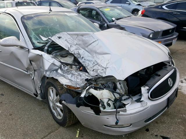 2G4WD532651326787 - 2005 BUICK LACROSSE C SILVER photo 9