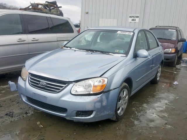 KNAFE122985569649 - 2008 KIA SPECTRA EX BLUE photo 2