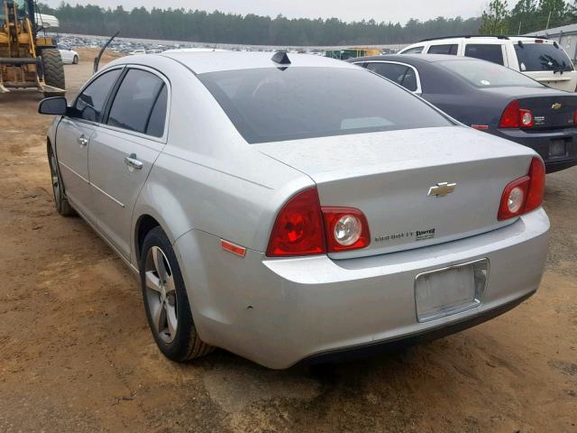 1G1ZC5EU0CF190951 - 2012 CHEVROLET MALIBU 1LT SILVER photo 3