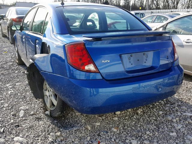 1G8AL55F46Z145319 - 2006 SATURN ION LEVEL BLUE photo 3