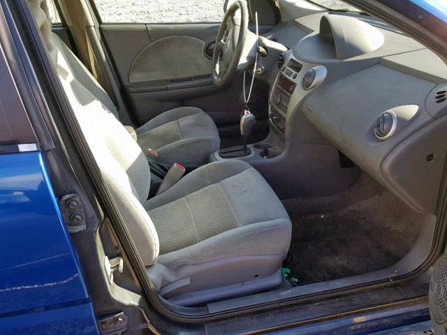 1G8AL55F46Z145319 - 2006 SATURN ION LEVEL BLUE photo 5