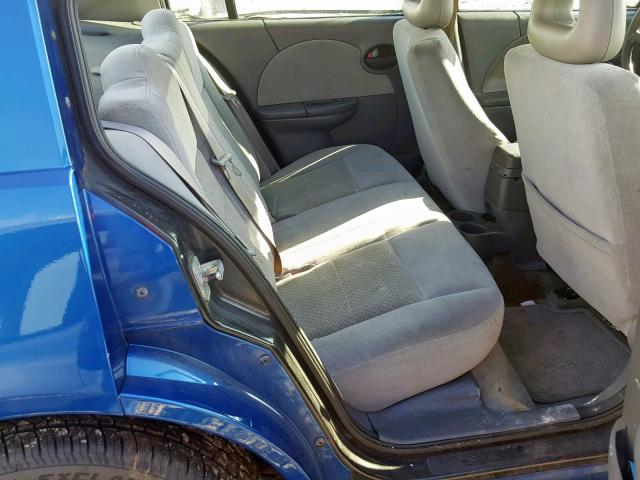 1G8AL55F46Z145319 - 2006 SATURN ION LEVEL BLUE photo 6