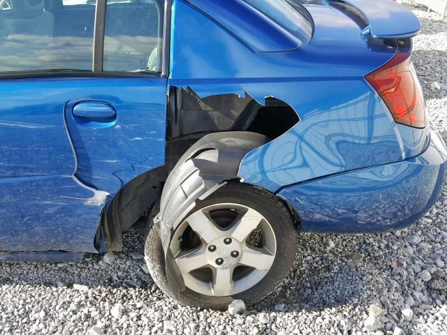 1G8AL55F46Z145319 - 2006 SATURN ION LEVEL BLUE photo 9