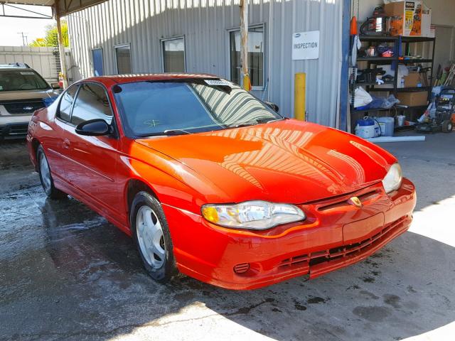 2G1WW12E859111439 - 2005 CHEVROLET MONTE CARL RED photo 1