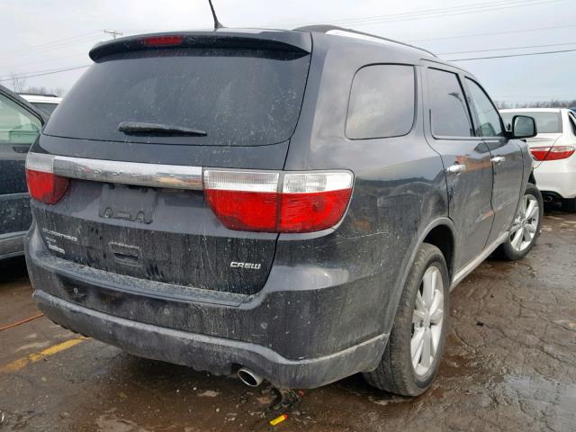 1C4RDJDG2DC675510 - 2013 DODGE DURANGO CR BLACK photo 4