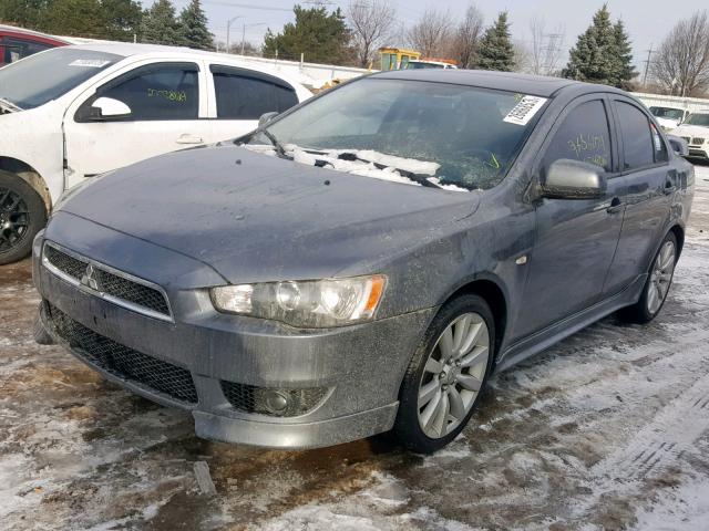 JA3AU86W79U008166 - 2009 MITSUBISHI LANCER GTS GRAY photo 2