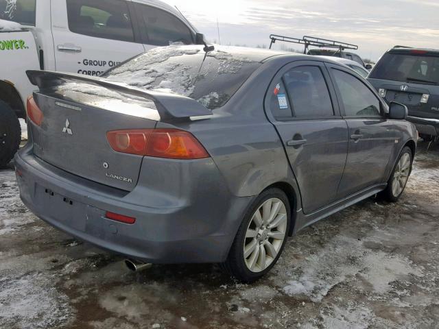 JA3AU86W79U008166 - 2009 MITSUBISHI LANCER GTS GRAY photo 4