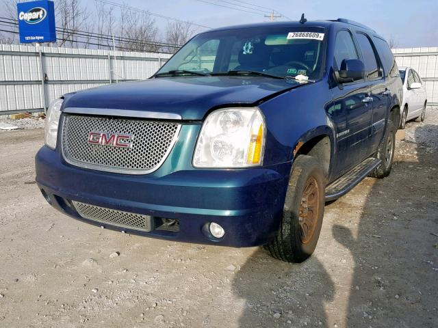 1GKFK63807J130457 - 2007 GMC YUKON DENA BLUE photo 2