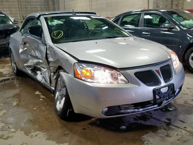 1G2ZH361784282339 - 2008 PONTIAC G6 GT SILVER photo 1