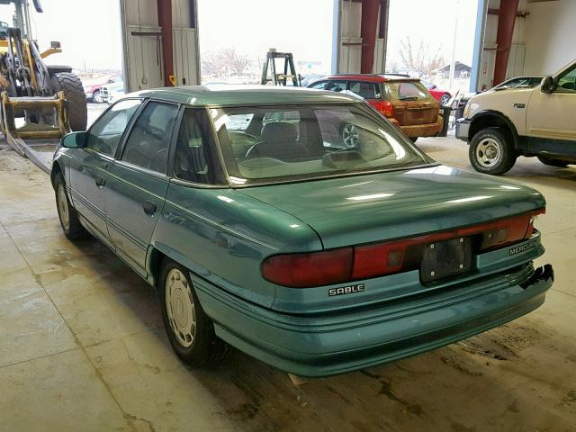 1MELM5341PA600056 - 1993 MERCURY SABLE LS BLUE photo 3