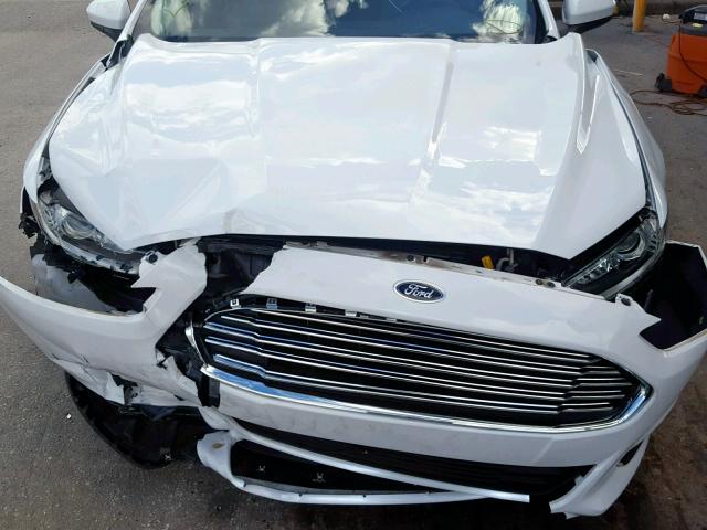 3FA6P0UU7GR351085 - 2016 FORD FUSION S H WHITE photo 7