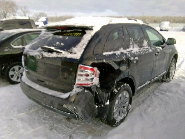 2FMDK48C89BB01702 - 2009 FORD EDGE SEL BLACK photo 4