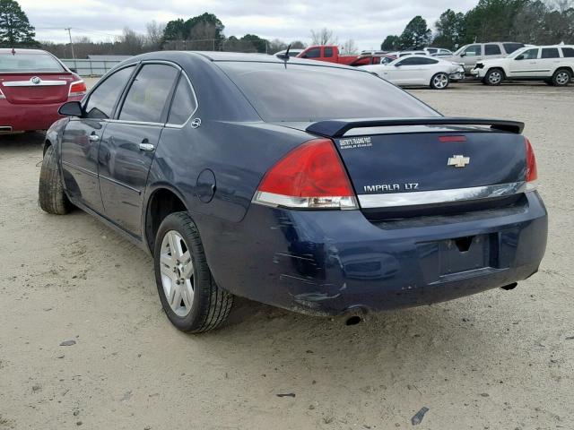 2G1WU58R179216298 - 2007 CHEVROLET IMPALA LTZ BLUE photo 3