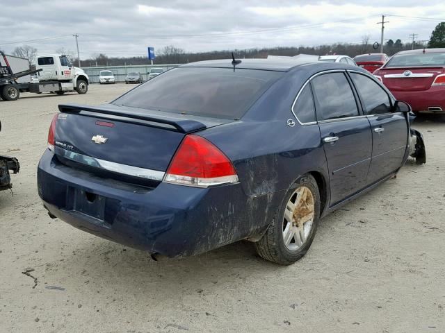 2G1WU58R179216298 - 2007 CHEVROLET IMPALA LTZ BLUE photo 4