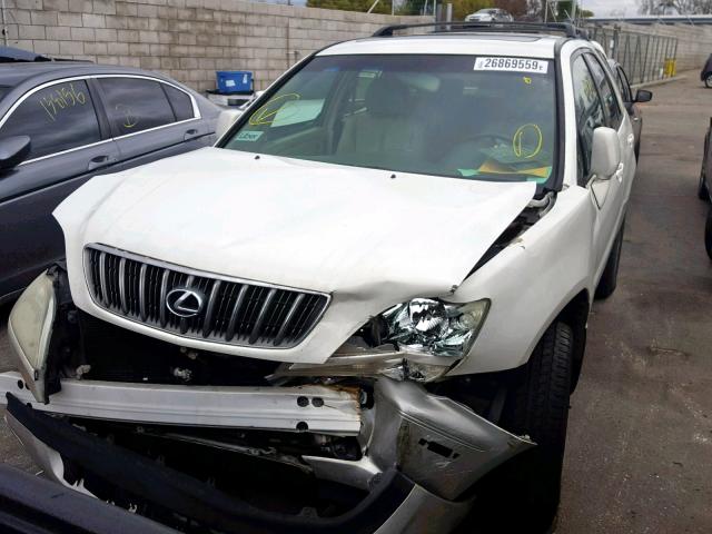 JTJHF10U830312451 - 2003 LEXUS RX 300 WHITE photo 2