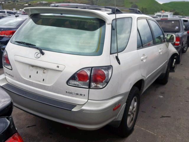 JTJHF10U830312451 - 2003 LEXUS RX 300 WHITE photo 4