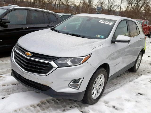 2GNAXUEVXK6119252 - 2019 CHEVROLET EQUINOX LT SILVER photo 2