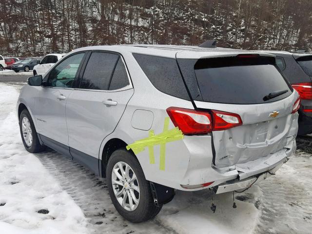2GNAXUEVXK6119252 - 2019 CHEVROLET EQUINOX LT SILVER photo 3