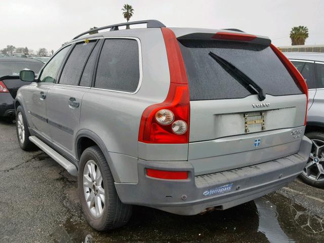 YV1CZ91H031012332 - 2003 VOLVO XC90 T6 SILVER photo 3