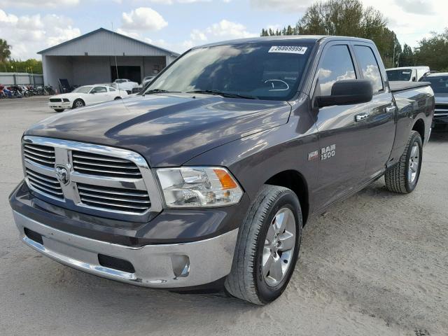 1C6RR6GT0FS589734 - 2015 RAM 1500 SLT GRAY photo 2