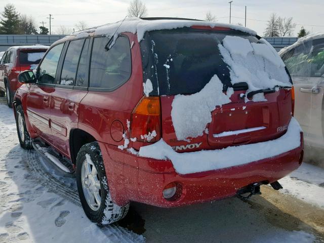 1GKDT13S532342228 - 2003 GMC ENVOY RED photo 3