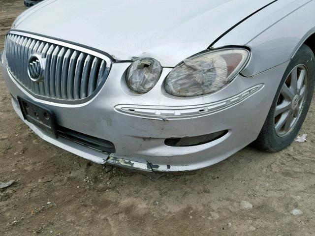 2G4WD582991208862 - 2009 BUICK LACROSSE C SILVER photo 9