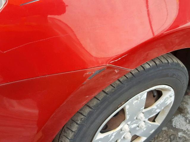 KL1TD66E29B645930 - 2009 CHEVROLET AVEO LS RED photo 9