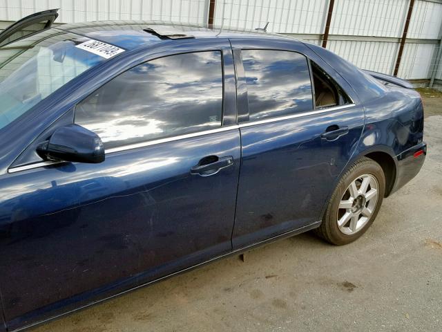 1G6DW677150140896 - 2005 CADILLAC STS BLUE photo 9