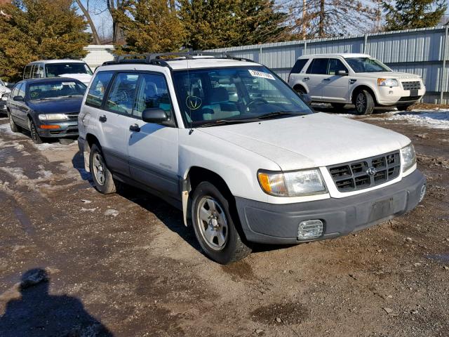 JF1SF6358YH710221 - 2000 SUBARU FORESTER L WHITE photo 1