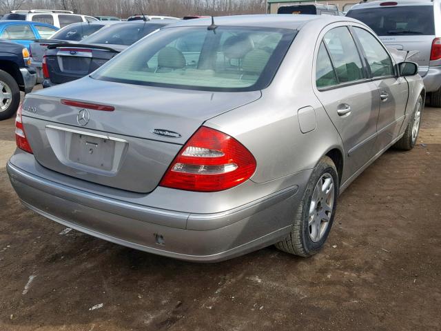 WDBUF65J54A479079 - 2004 MERCEDES-BENZ E 320 GRAY photo 4