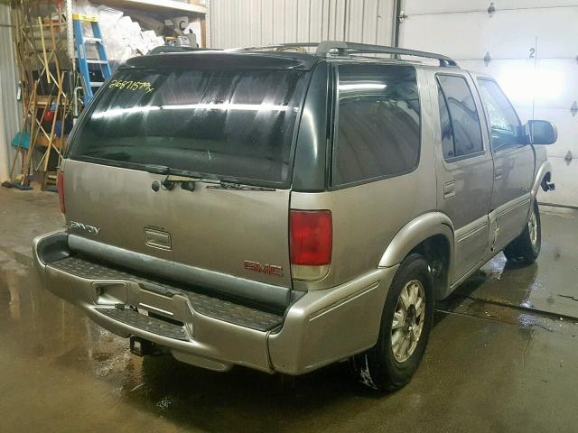 1GKDT13W6Y2106049 - 2000 GMC JIMMY / EN TAN photo 4