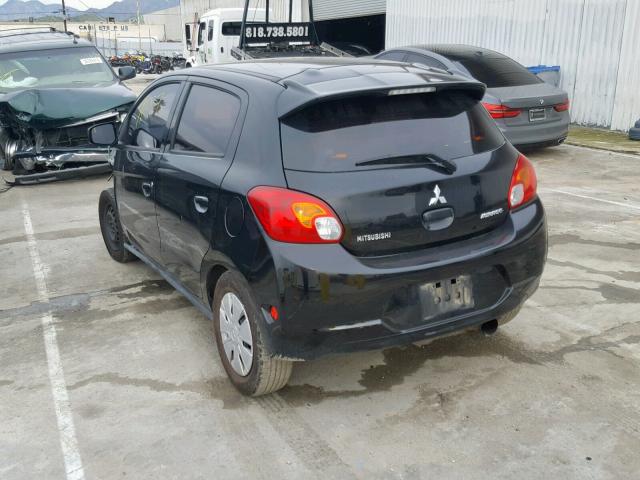 ML32A3HJ0EH007210 - 2014 MITSUBISHI MIRAGE DE BLACK photo 3