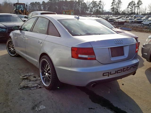 WAUDG74F25N089209 - 2005 AUDI A6 3.2 QUA SILVER photo 3