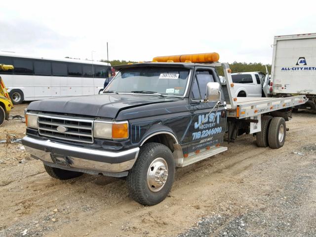 2FDLF47M4LCA92072 - 1990 FORD F SUPER DU BLACK photo 2