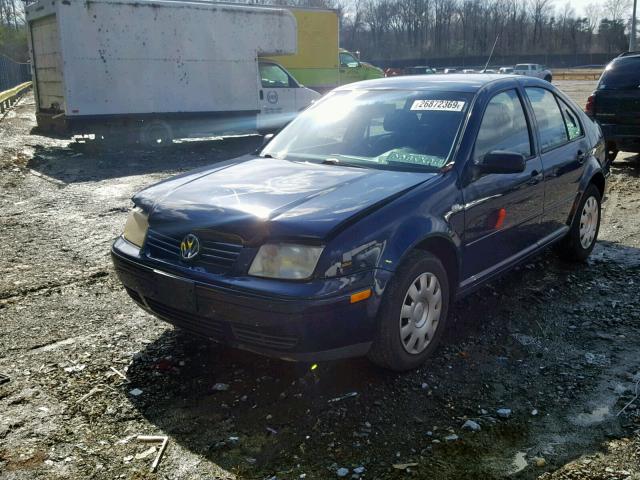 3VWRK69M03M039048 - 2003 VOLKSWAGEN JETTA GL BLUE photo 2