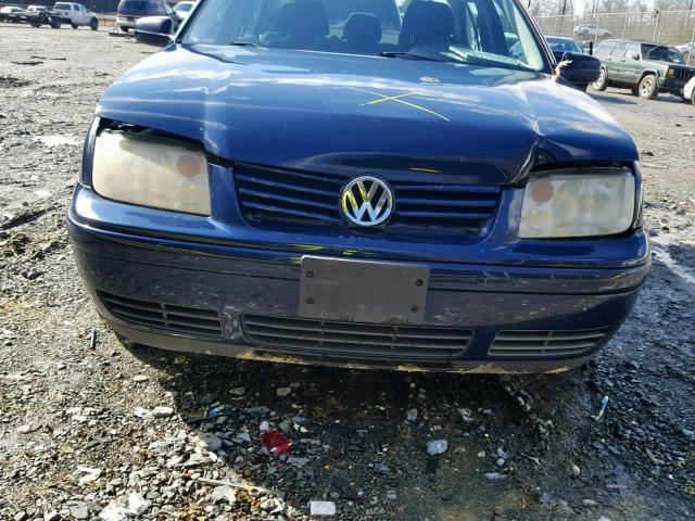 3VWRK69M03M039048 - 2003 VOLKSWAGEN JETTA GL BLUE photo 9