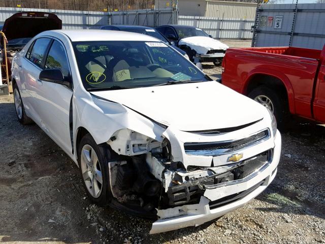 1G1ZA5EU7CF285559 - 2012 CHEVROLET MALIBU LS WHITE photo 1