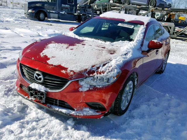 JM1GJ1U67E1142959 - 2014 MAZDA 6 SPORT RED photo 2