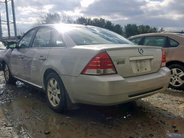 1MEHM40147G601919 - 2007 MERCURY MONTEGO LU GRAY photo 3